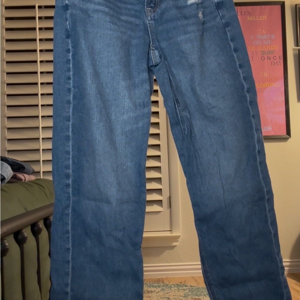 American Eagle Outfitters High Rise Blue Jeans